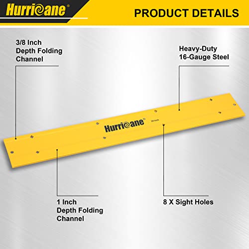 HURRICANE 18 Inch Folding Tool, Sheet Metal Bending Tool for HVAC, Bending and Forming Metal