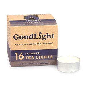 GOODLIGHT Lavender Tea Lights 16 Count, 16 CT