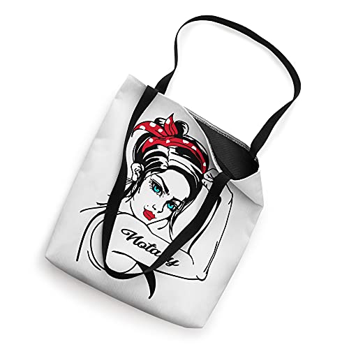 Notary Rosie The Riveter Pin Up Tote Bag