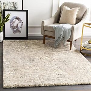 mark&day area rugs, 12×15 cerignola modern cream area rug, white/blue/black carpet for living room, bedroom or kitchen (12′ x 15′)