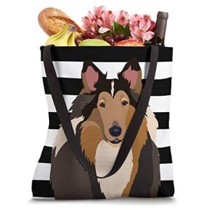 Rough Collie Dog Lover Gift Tote Bag