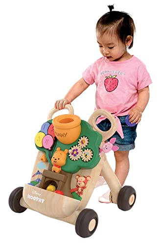 Disney Hooyay Winnie The Pooh Hunny-Pot Learning Walker, Baby Walker, Activity Early Learning Play Set for Babies and Toddlers