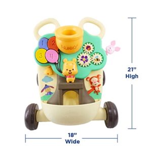 Disney Hooyay Winnie The Pooh Hunny-Pot Learning Walker, Baby Walker, Activity Early Learning Play Set for Babies and Toddlers