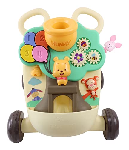 Disney Hooyay Winnie The Pooh Hunny-Pot Learning Walker, Baby Walker, Activity Early Learning Play Set for Babies and Toddlers