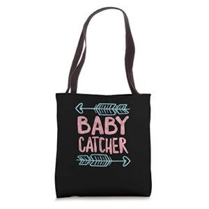 midwives day baby catcher midwife doula nurse l&d obgyn gift tote bag