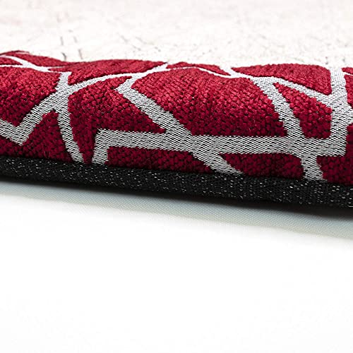 Modefa Turkish Islamic Prayer Rug - Foldable Orthopedic Foam Janamaz - Thick & Comfortable Padded Muslim Praying Mat for Men & Women - Ramadan or Eid Gift - Selcuk Star with Carry Case (Red)