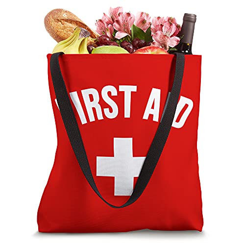 FIRST AID CROSS MEDIC EVENT STAFF UNIFORM EMERGENCY Tote Bag