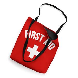 FIRST AID CROSS MEDIC EVENT STAFF UNIFORM EMERGENCY Tote Bag