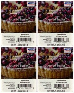 mainstays sugared berries wax cubes 4-pack