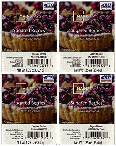 Mainstays Sugared Berries Wax Cubes 4-Pack