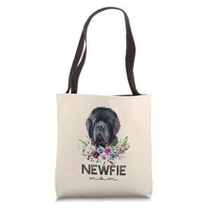 newfoundland gifts dog mama newfie mom tote bag