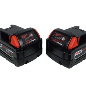 Milwaukee 48-11-1850 2 Pack M18 18V Lithium-Ion Battery 48-11-1852