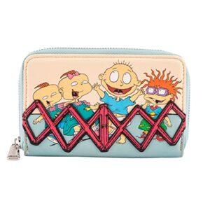 loungefly nickelodeon rugrats 30th anniversary faux leather wallet