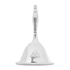 altar bell – silver plated – 3 inches h (triquetra)