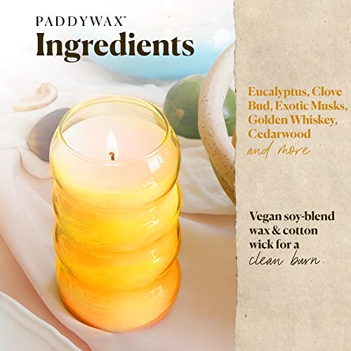 Paddywax Candles Realm Candle, 12 Ounces, Yellow, Golden