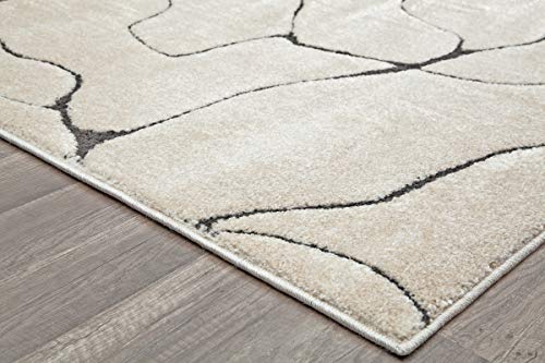 CosmoLiving by Cosmopolitan Area Rug, 5'0"x7'6", Marble