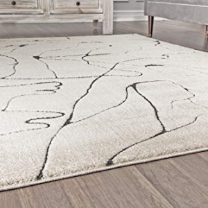 CosmoLiving by Cosmopolitan Area Rug, 5'0"x7'6", Marble