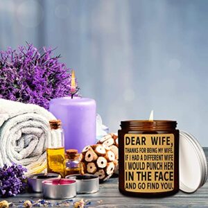 Gifts for Wife from Husband - Wife Gifts - Birthday Gifts for Wife - Gifts for Mom, Women -I Love You Gifts for Her, Him, Romantic Gifts- LUOYUO Lavender Scented Candles