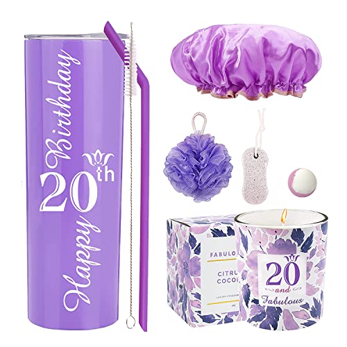 20th Birthday Tumbler, 20th Birthday Gifts for Girl, 20 Birthday Gifts, Gifts for 20th Birthday Girl, 20th Birthday Decorations, Happy 20th Birthday Gift, 20th Birthday Party Supplies