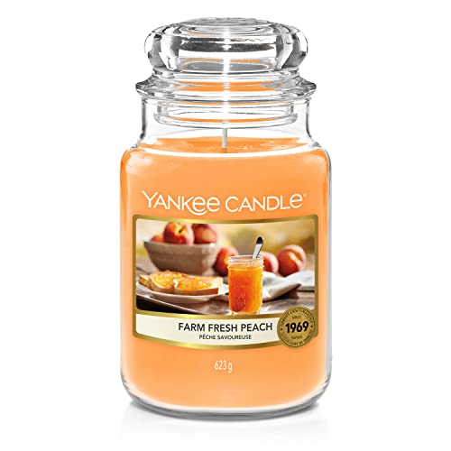 Yankee Candle Candle, Farm Fresh Peach, Large