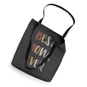 Best Nona Ever Retro Vintage Name Gift Dark Heather Gray Tote Bag