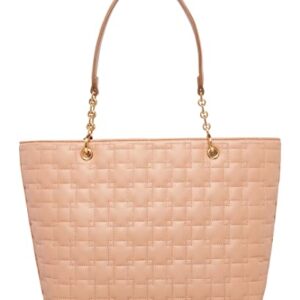 Anne Klein womens E/W Anne Klein Quilted E W Tote, Dusty Rose, One Size US