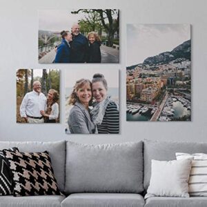 Custom Canvas Prints with Your Photos, Personalized Photo to Canvas Wall Art Prints for Family, Wedding, Anniversary, Baby, and Pet Pictures - 8x10 Inch