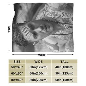 Tom Hardy Soft and Comfortable Warm Fleece Blanket for Sofa, Bed, Office Knee pad,Bed car Camp Beach Blanket Throw Blankets (60"x50")