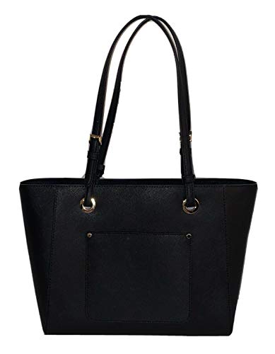 Michael Kors Walsh Medium Multifunction (MF) Saffiano Leather Tote - Black