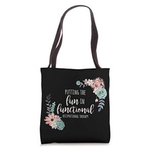 occupational therapy ot gift for therapist tote bag