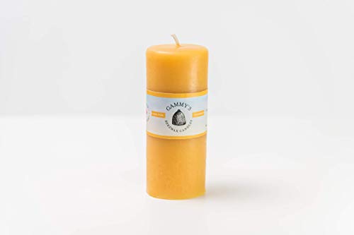 Smooth Brothers Beeswax Pillars Set of Three (3) - 2"x3", 2"x5" and 3.1"x3" - 100% Pure Beeswax by Gammy's Beezwax Candles