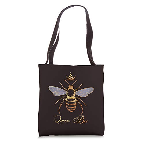 Queen Crown Bee Beekeeping Honey Lover Keeper Women Gift Tote Bag