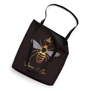 Queen Crown Bee Beekeeping Honey Lover Keeper Women Gift Tote Bag