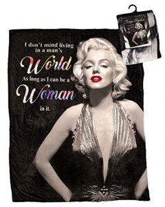 midsouth products norma jeane as marilyn throw blanket 50″ x 60″ women’s world