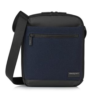 hedgren inc vertical crossbody purse bag (elegant blue)