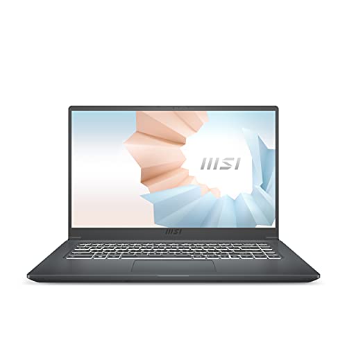 MSI Modern 15A Thin and Light Daily Laptop: 15.6" FHD 1080p, Intel Core i5-10210U, UMA, 8GB, 512GB SSD, Win10, Black (A10M-656)