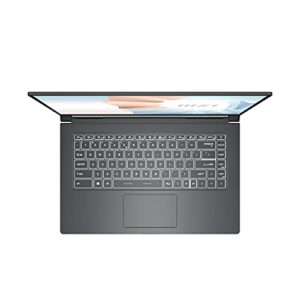 MSI Modern 15A Thin and Light Daily Laptop: 15.6" FHD 1080p, Intel Core i5-10210U, UMA, 8GB, 512GB SSD, Win10, Black (A10M-656)