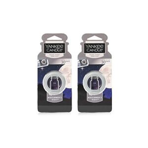 yankee candle midsummer’s night smart scent car vent clip, 2 pack
