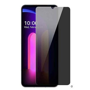 for lg v60 privacy screen protector – [2 pack] front bubble free for lg v60 thinq 5g 2020 6.8″ lg v600 privacy anti-spy screen protector anti-scratch protective film