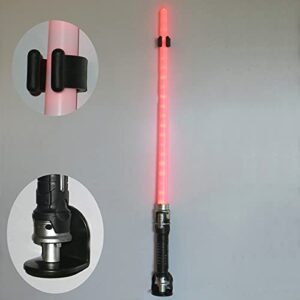 Pmsanzay Light Saber Wall Display Rack Light Saber Wall Mount Wall Rack Wall Holder - Easy to Install - Used in Both Commercial and Residential Settings - Hardware Included - No Lightsaber -2/PK