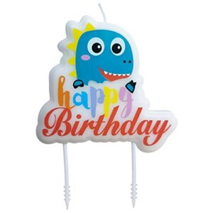 Dinosaur Birthday Party Supplies Dino Happy Birthday Candles for Kids Birthday Cake Decorations and Dinosaur Theme Birthday Party Baby Shower,Dinosaur Cake Toppers