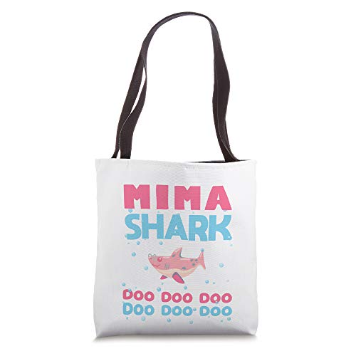 Mima Shark Tote Bags Funny Mothers Day Gift Grandma Women Tote Bag