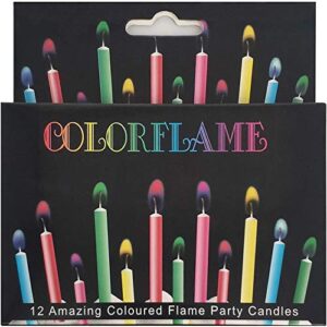 Birthday Cake Candles Happy Birthday Candles Fun Colorful Candles Holders Included