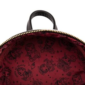 Loungefly POP Disney Villains Tattoo All Over Print Womens Double Strap Shoulder Bag Purse