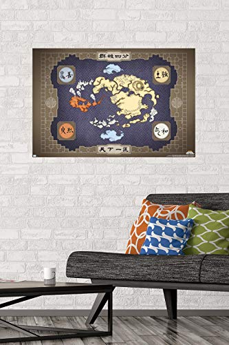 Trends International Avatar-Map Wall Poster, 22.375 in x 34 in, Unframed Version