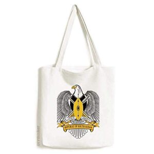 south sudan africa national emblem tote canvas bag shopping satchel casual handbag