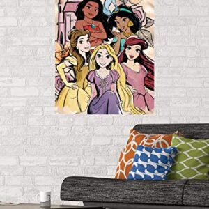 Trends International Disney Ultimate Princess Celebration-Castle Group Wall Poster, 22.375" x 34", Premium Unframed Version