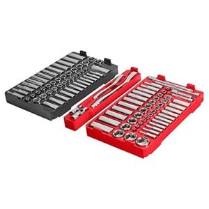 Milwaukee 48-22-9486 1/4"-3/8” Ratchet Socket Set w/PACKOUT Case - 106pc