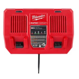 Milwaukee 48-59-1802 M18 Dual Bay Simultaneous Rapid Lithium-Ion Charger