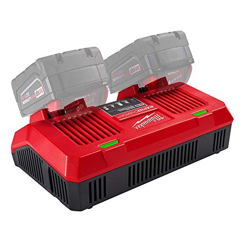 Milwaukee 48-59-1802 M18 Dual Bay Simultaneous Rapid Lithium-Ion Charger